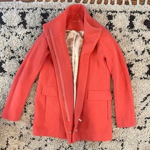 Beautiful coral pea coat